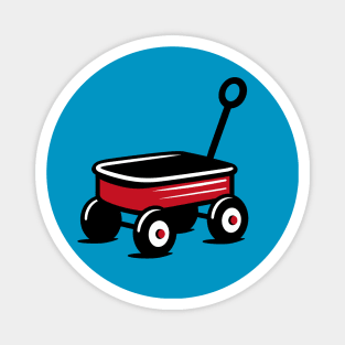 Child's Wagon Magnet